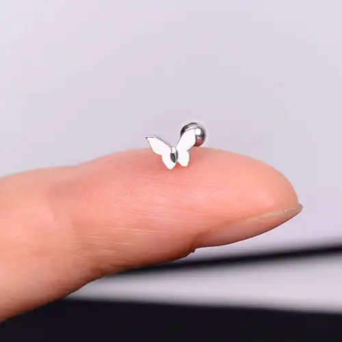 atsalini mpara piercing πεταλούδα