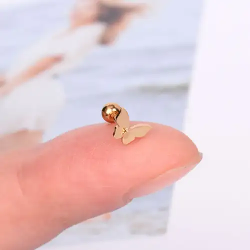 atsalini mpara piercing πεταλούδα